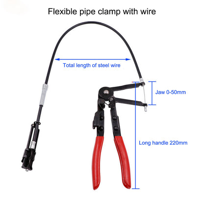 Flexible Wire Long Reach Hose Clamp Pliers Hose Clamp Removal Hand Tool Car Repair Tool