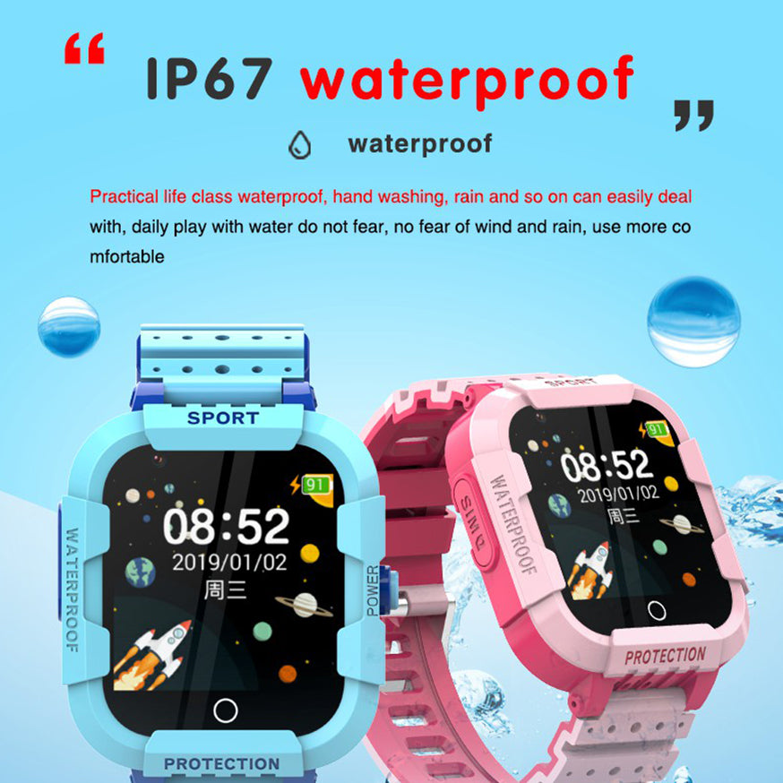 DF75 4G GPS High Photography Smart Watch IP67 Waterproof Watch with Video Calling/SOS for Children