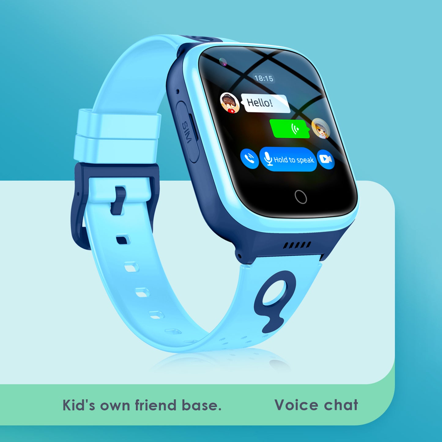 K9 4G 1.4 inch Touch Screen Kids WiFi Smart Watch Video Calling GPS Positioning Rechargeable Student Camera Watch