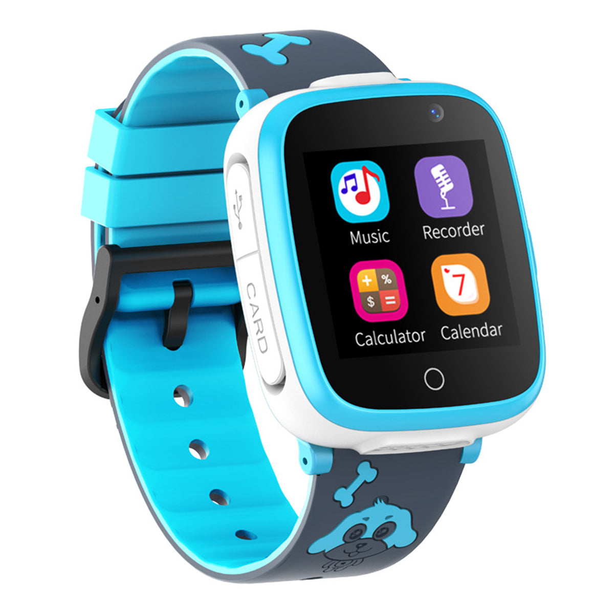 S6 1.54-inch HD Color IPS Screen Children Smart Watch Portable 2G Calling Watch with Mic/Puzzle Games Support Two-way Chat