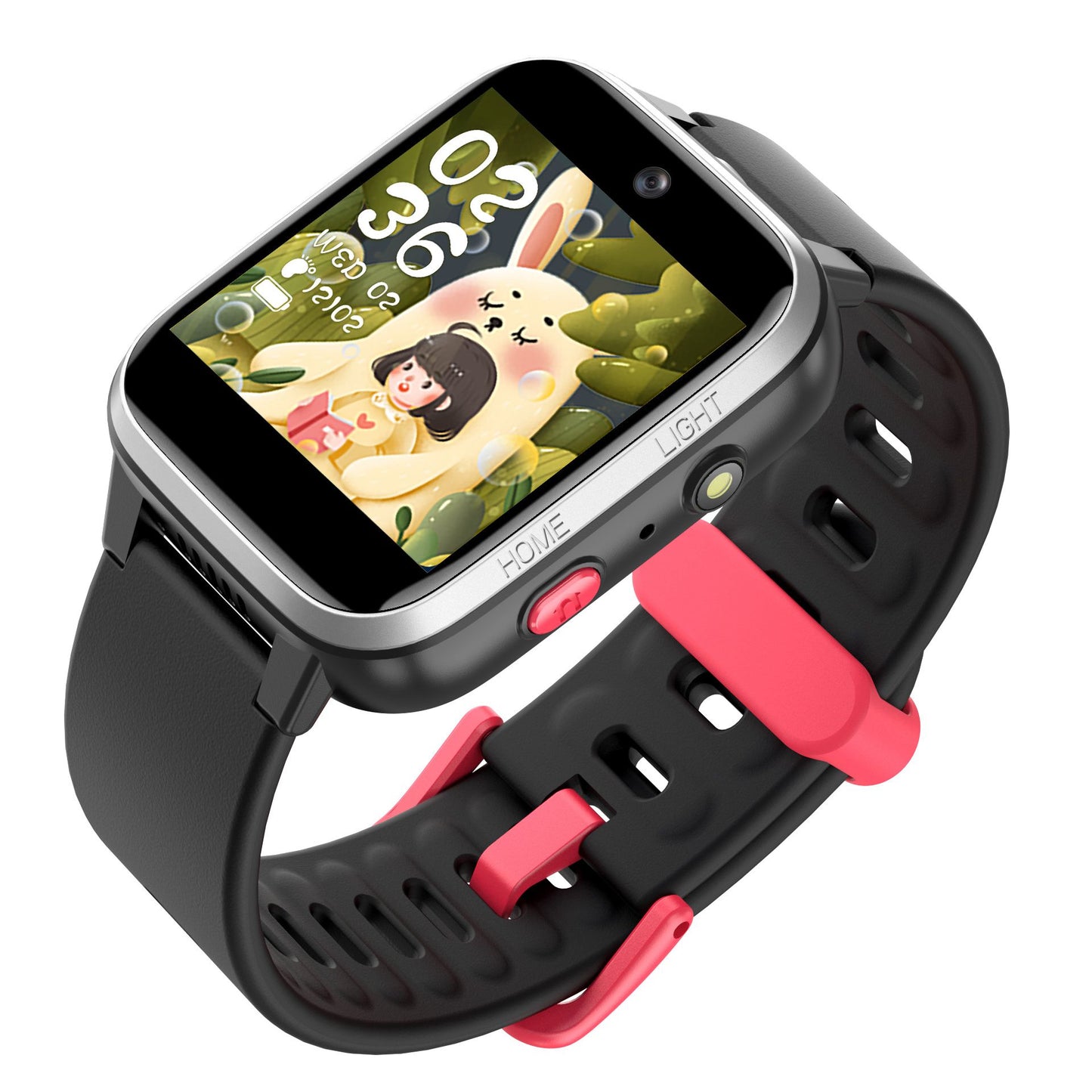 Y90 PRO Kids Smart Watch Waterproof Dual Camera Pedometer Flashlight Music Game Student Smart Bracelet