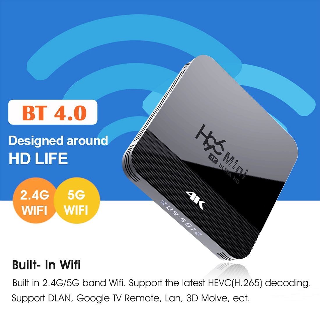 H96 Mini 2+16GB RK3228A Quad Core Android 9.0 TV Box WiFi Bluetooth Media Player