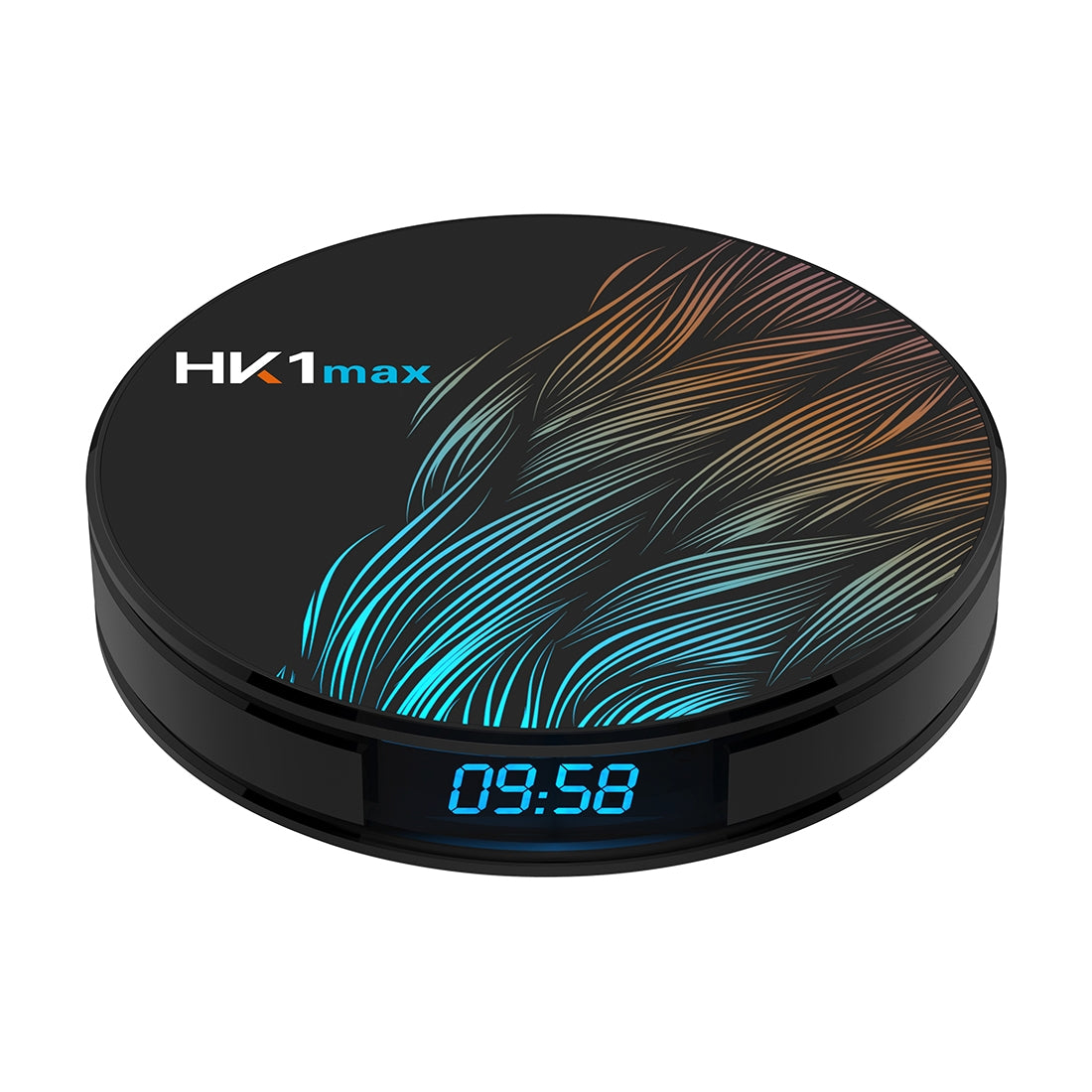 HK1MAX Round Shape Android 9.0 RK3328 Quad Core TV Box Dual Band WiFi Media Player 2+16G