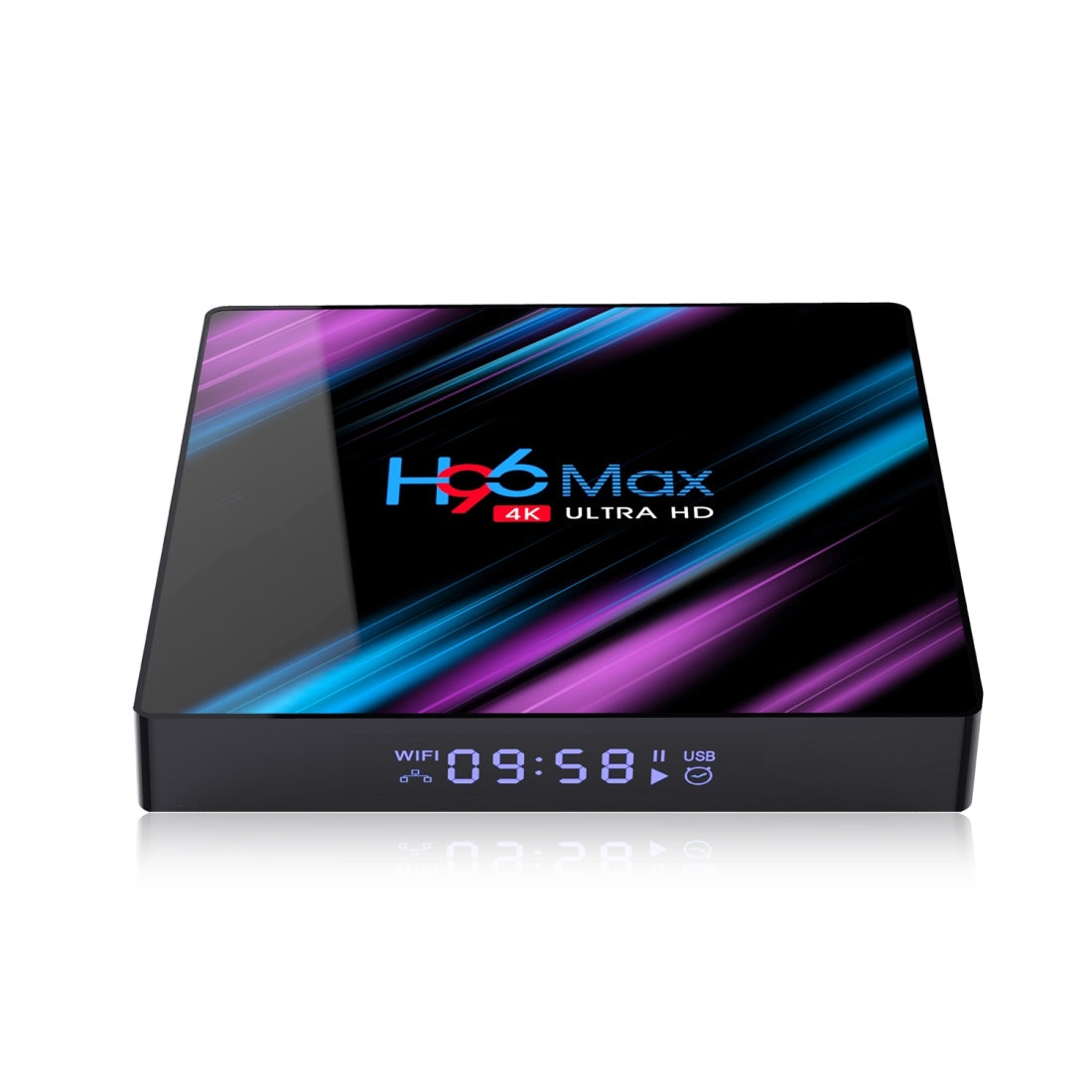 H96 MAX 4+64GB Android 9.0 RK3318 Quad Core TV Box Dual Band 2.4G/5G WiFi BT 4.0 Media Player Smart Set Top Box