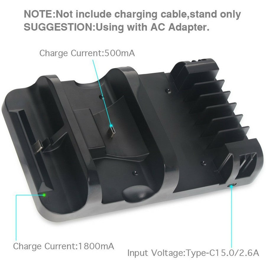 DOBE TNS-871 Multi-function Non-slip Charging Dock for Nintendo Switch/Switch LITE/Switch OLED