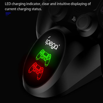 IPEGA PG-9180 Dual Charging Station Game Controller Charging Dock with LED Indicator for PS4 Controller