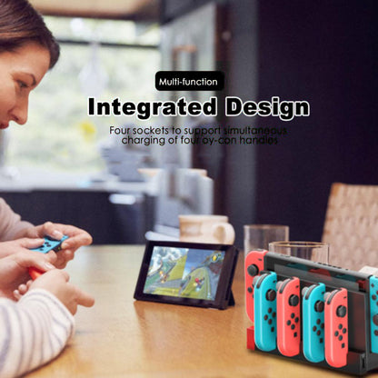 IPEGA PG-9186 USB 2.0 Joy-Cons Charger with 4 Joy-Con Charging Slots and Indicator Lights