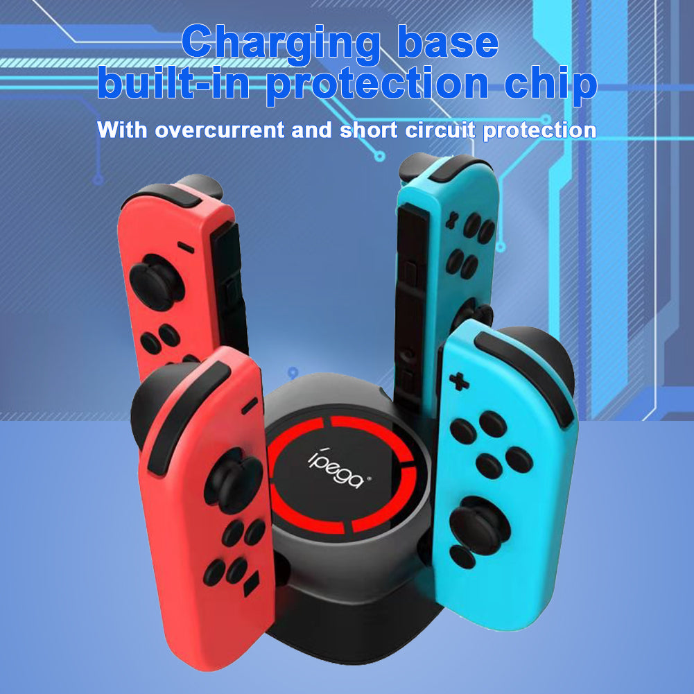 IPEGA PG-9177 4 in 1 Charging Dock for Nintendo Switch Joy-Con Multi-function Charging Station with Indicator