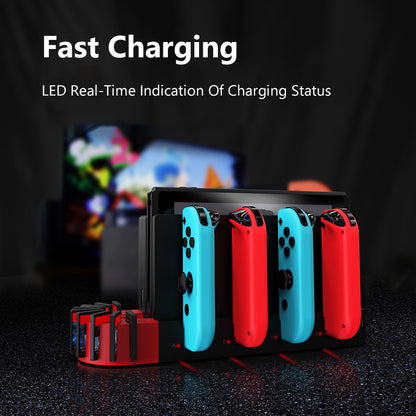 IPEGA PG-SW071 Console Holder Charging Stand Base with LED Indicator for Nintendo Switch Joy-Con