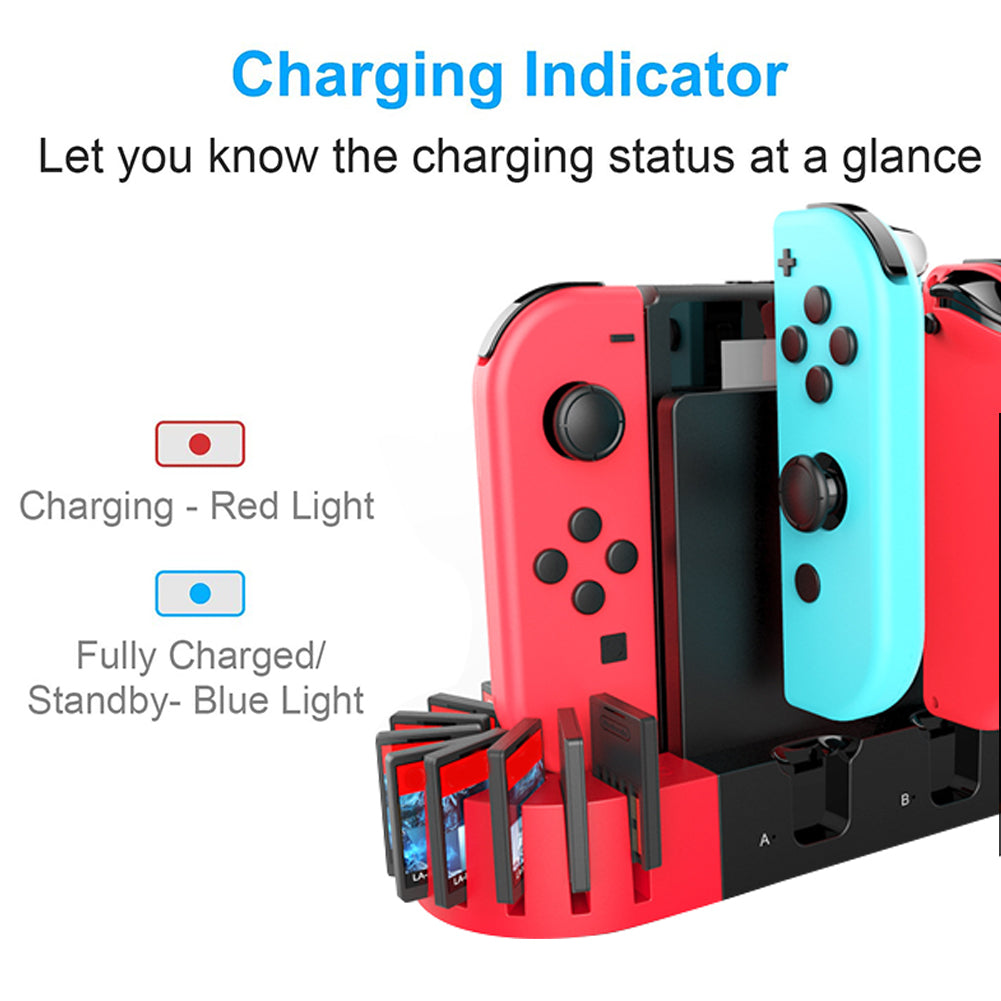 IPEGA PG-SW071 Console Holder Charging Stand Base with LED Indicator for Nintendo Switch Joy-Con