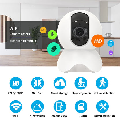 D305 Home Camera Pan Tilt 2MP Smart Security Camera HD Camera with Night Vision Function