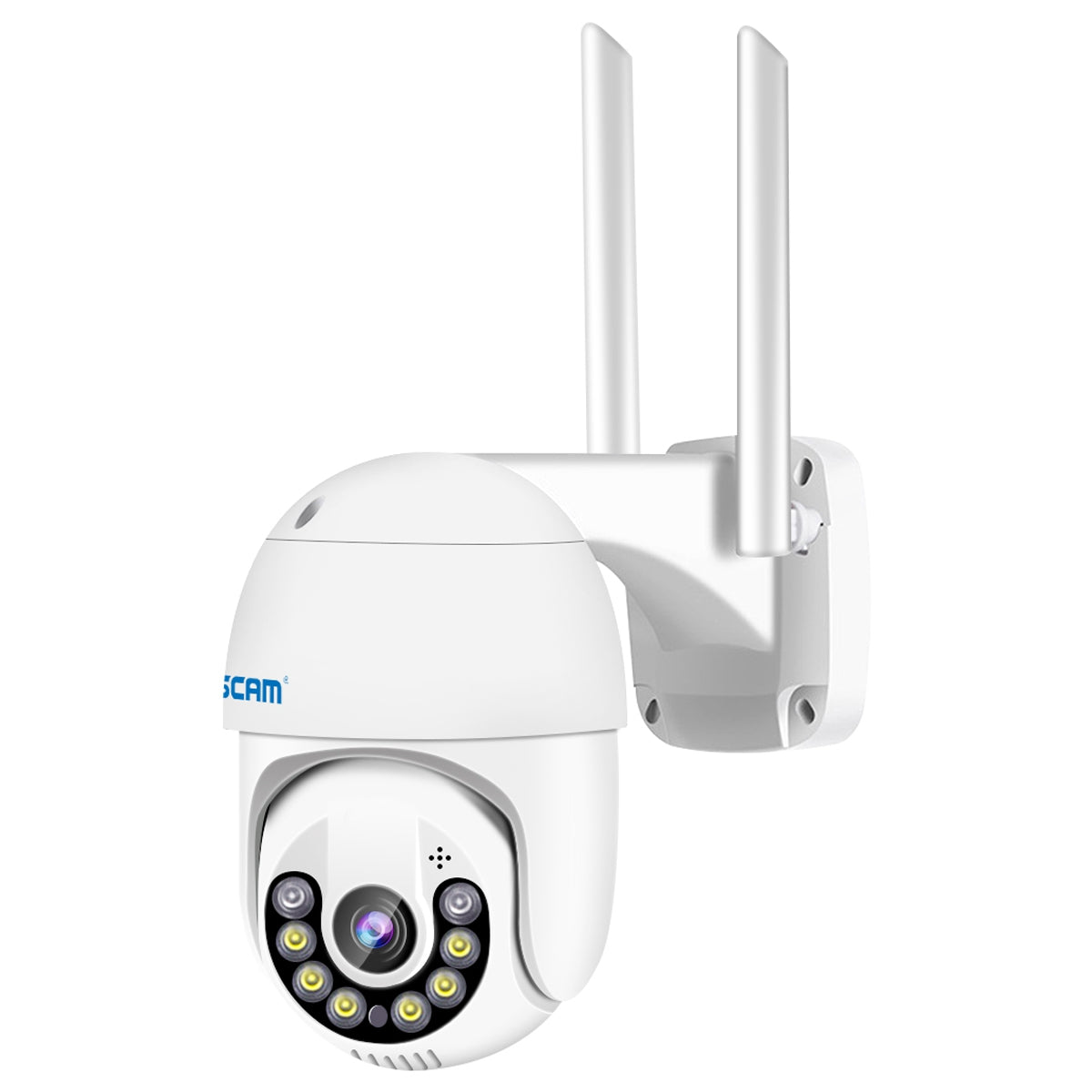 ESCAM QF800 8MP Pan/Tilt AI Humanoid Detection Cloud Storage Waterproof WiFi IP Camera Two Way Audio Night Vision Security Camera