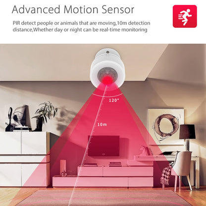 NEO NAS-PD07W 2.4GHz WiFi Motion Sensor with Temperature and Humidity Detections Indoor Human Body Infrared Sensor for Home Smart Device