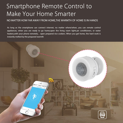 NEO NAS-PD07W 2.4GHz WiFi Motion Sensor with Temperature and Humidity Detections Indoor Human Body Infrared Sensor for Home Smart Device