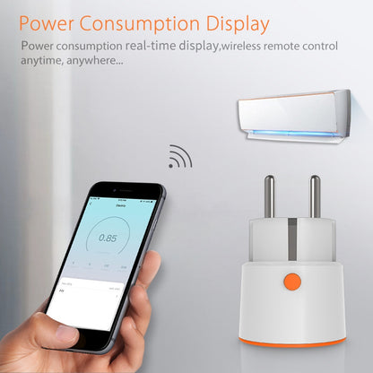 NEO NAS-WR01B Tuya ZigBee Smart Socket 16A 2.4GHz Smart Plug with Power Metering Support Smartphone Remote Control (EU Plug)