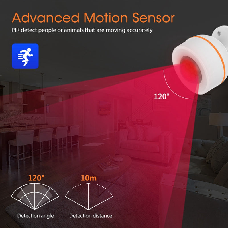 NEO NAS-PD07B 2.4GHz Tuya ZigBee Smart Motion Sensor with Temperature and Humidity Detection Human Body Infrared PIR Sensor for Home Smart Device