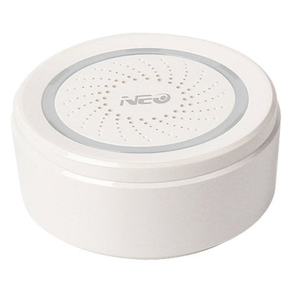 NEO NAS-AB02W Smart Wireless Alarm 2.4GHz WiFi Mini Siren Alarm Support Mobile Phone Control for Home (USB Powered)