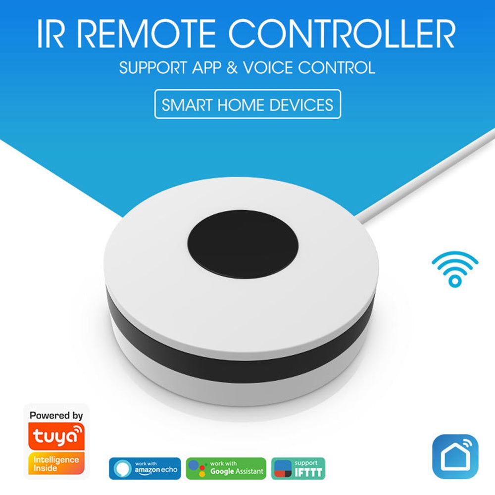 NEO NAS-IR02W Smart Home IR Infrared Remote Control Voice Controlled for TV Air Conditioner, Audio, Compatible with Alexa