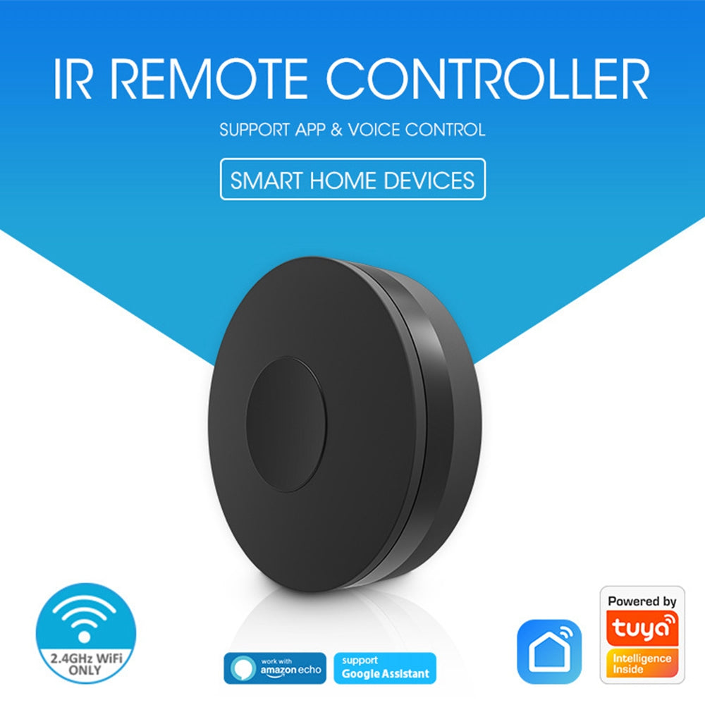 NEO NAS-IR02W Smart Home IR Infrared Remote Control Voice Controlled for TV Air Conditioner, Audio, Compatible with Alexa