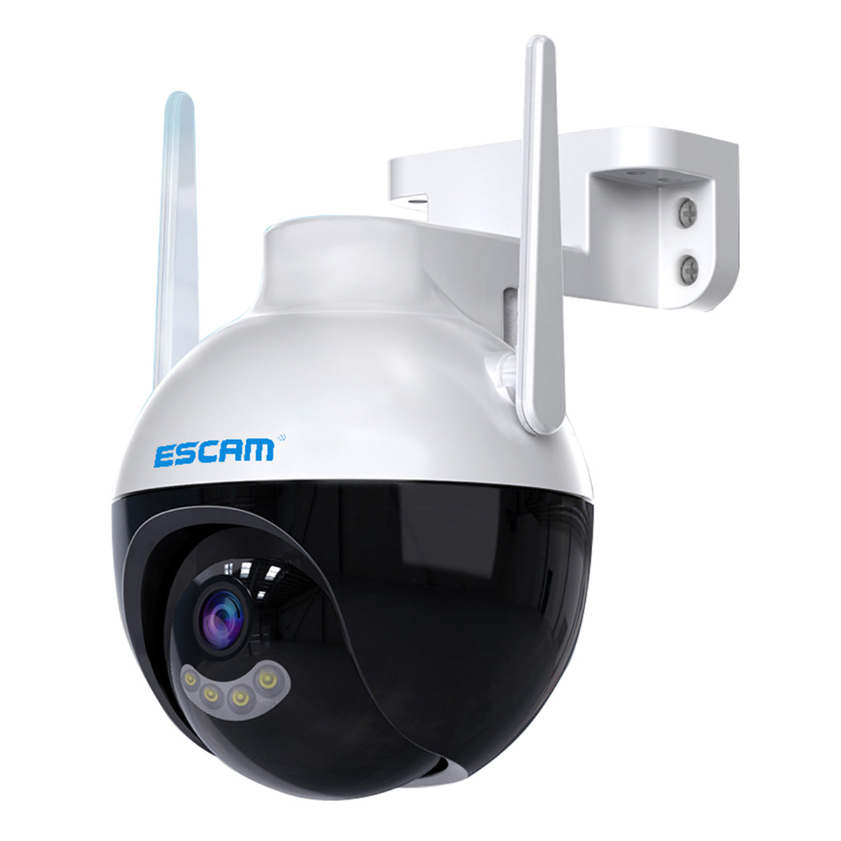 ESCAM QF300 3MP WiFi IP Camera App Mobile AI Human Detection Webcam Auto Tracking Cloud Storage Waterproof Monitor Camera Support Two-way Voice, Night Vision