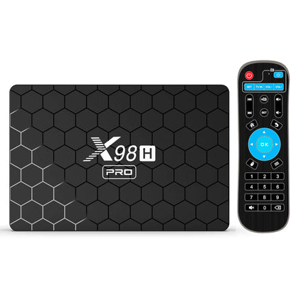 X98H Pro Smart TV Box Allwinner BT5 Android 12 2.4G / 5.8G Dual-Band WiFi6 1000M Ethernet Media Player 6K Video Output (4G+32G)