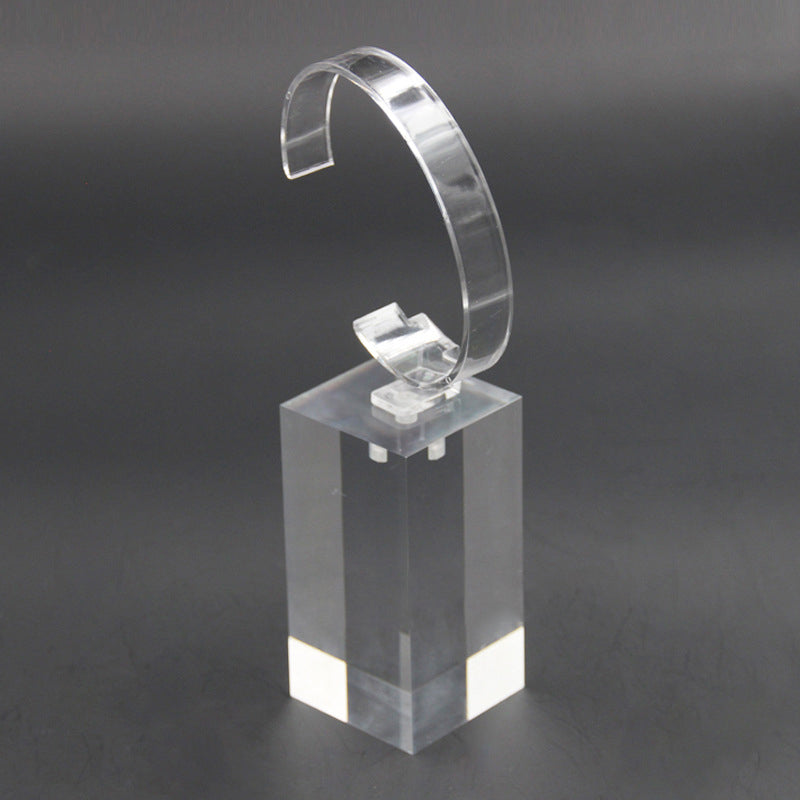 Clear Acrylic Watch Display Holder Stand Rack Showcase Tool Transparent Wristwatch Bracket 6*4*4cm