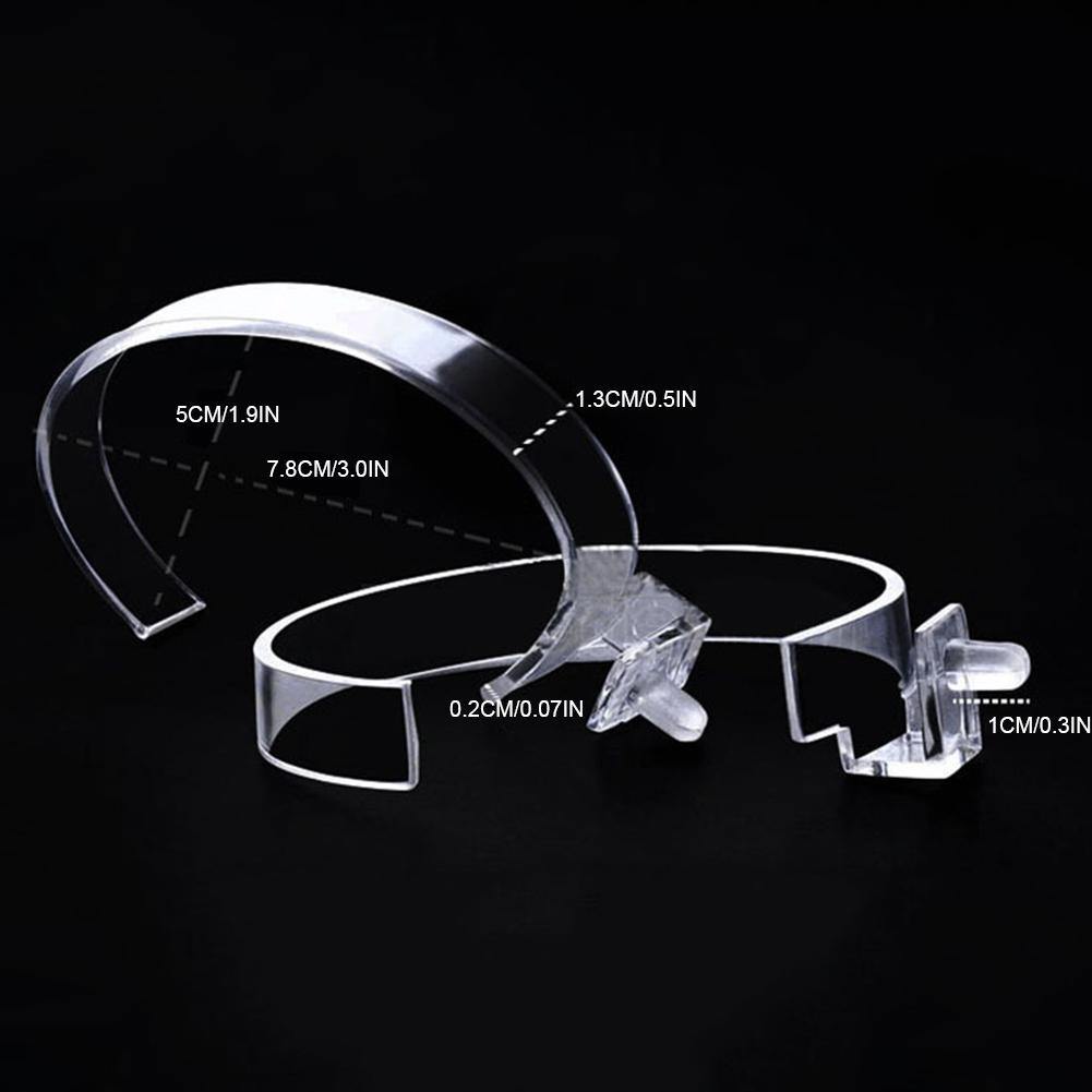 Clear Acrylic Watch Display Holder Stand Rack Showcase Tool Transparent Wristwatch Bracket 6*4*4cm