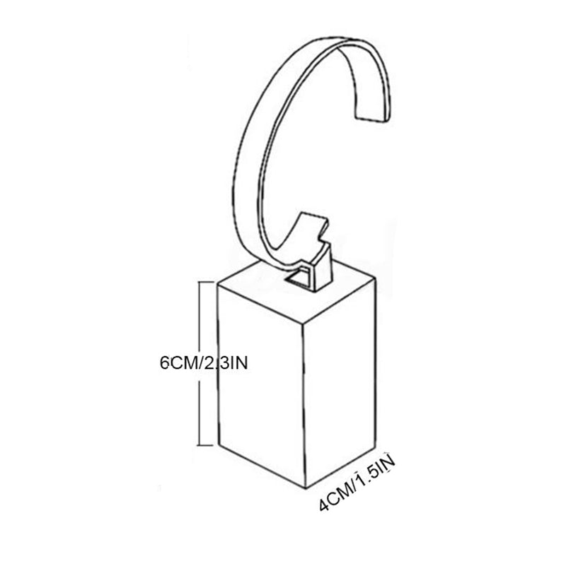 Clear Acrylic Watch Display Holder Stand Rack Showcase Tool Transparent Wristwatch Bracket 6*4*4cm