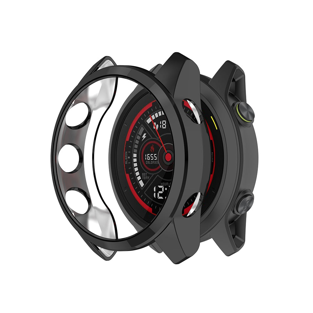 Electroplating Case for Garmin Forerunner745 TPU Smart Watch Protective Frame