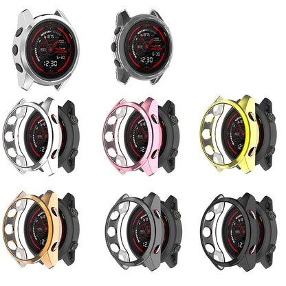 Electroplating Case for Garmin Forerunner745 TPU Smart Watch Protective Frame