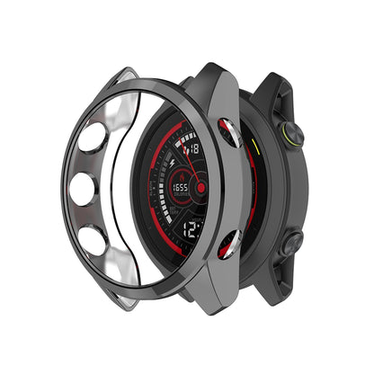 Electroplating Case for Garmin Forerunner745 TPU Smart Watch Protective Frame