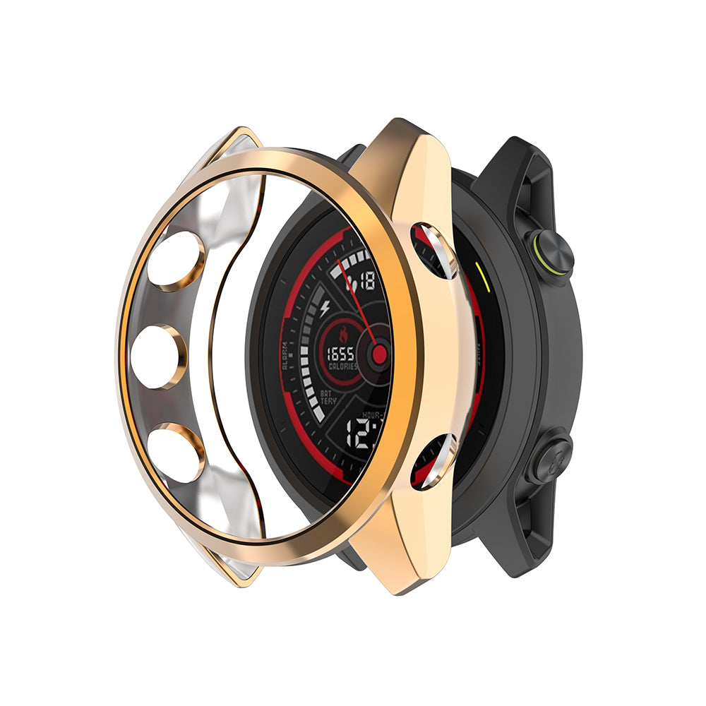 Electroplating Case for Garmin Forerunner745 TPU Smart Watch Protective Frame