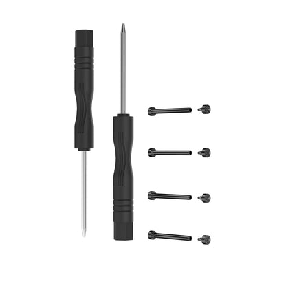 Stainless Steel Replacement Screws with Screwdrivers for Garmin Fenix 5S, Black