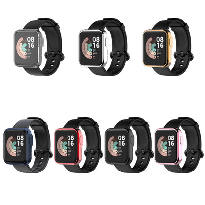 Full Coverage Electroplating TPU Smart Watch Protective Case for Xiaomi Mi Watch Lite/Redmi Watch