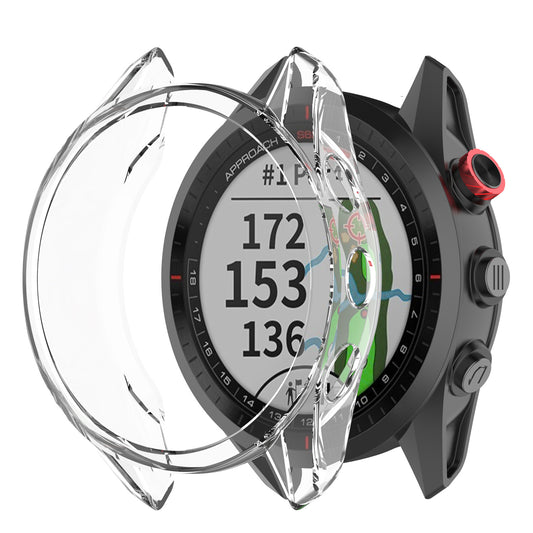 Transparent Flexible TPU Protective Watch Case for Garmin Approach S62