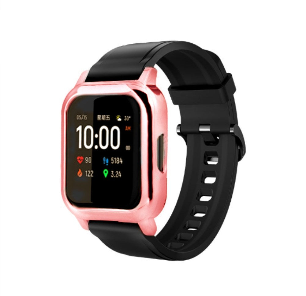 Anti-Scratch Electroplated PC Smart Watch Case Shell Cover for Xiaomi Haylou Solar LS02