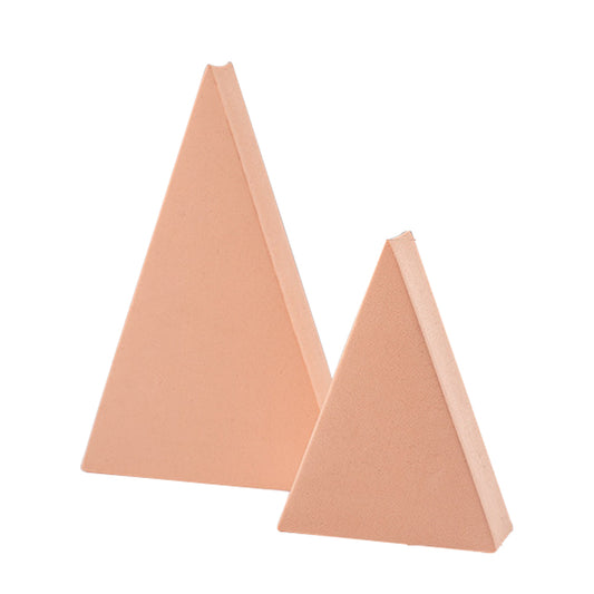 2Pcs/Set 15+12cm Triangle Photography Prop Table Ornament Geometric Shape Posing Decoration - Nude