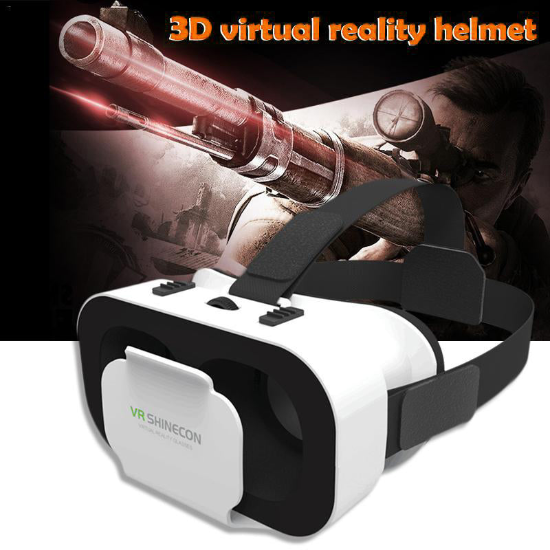 VR SHINECON G05 VR Glasses Headset 3D Virtual Reality Movies Glasses Compatible for 4.7"-6" Cell Phone