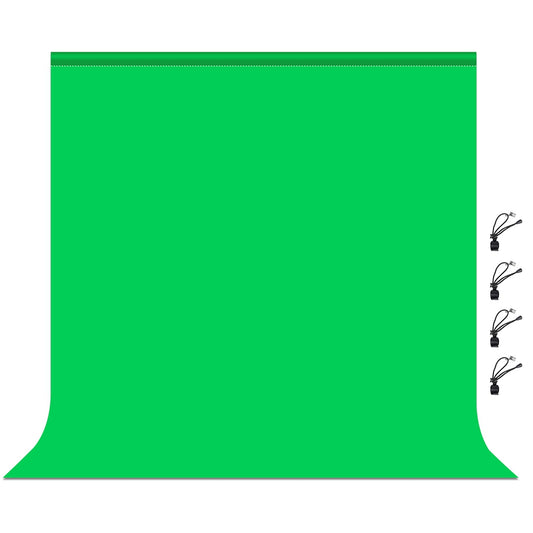 PULUZ PU5207 2x2m for Photo Studio Green Screen Chroma Key Photography Backdrop 120g Thicken Background