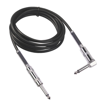 Guitar Cable 6.35mm (1/4 Inch) TS Right Angle to Straight Electric Instrument Cable for Electric Guitar, Bass Guitar, etc. [3m]