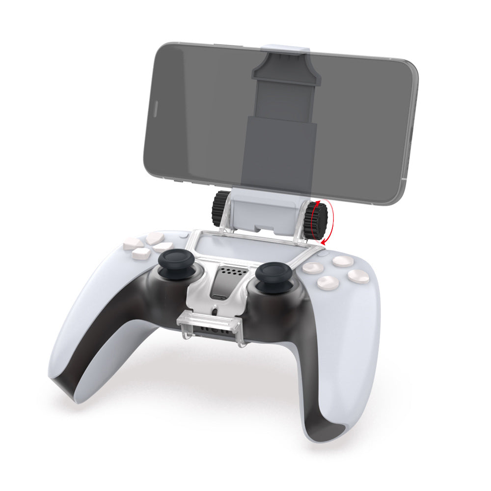 Mobile Phone Clamp Bracket Holder with Adjustable Stand for Sony PlayStation 5 Controller