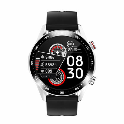 E12 Smart Watch Fitness Tracker Heart Rate Blood Pressure Monitor GPS Bluetooth Phone Call TPU Band