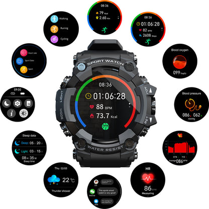 LOKMAT ATTACK Outdoor Sports Smart Watch Waterproof Health Monitoring