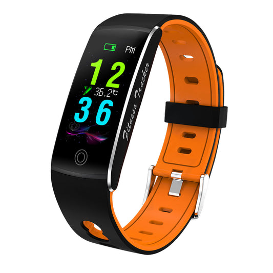 F10T Fitness Bracelet Intelligent Body Temperature Heart Rate Monitor Smart Watch