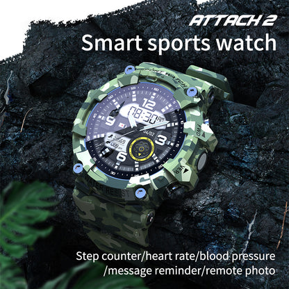 LOKMAT ATTACK 2 Sport Smart Watch Heart Rate Blood Pressure Monitor IP68 Waterproof Pedometer Smartwatch