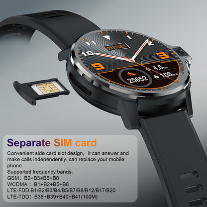 LEMFO LEMP Dual System 4G Smart Watch 4Gï¼‹64GB Android 9.1 Heart Rate Blood Pressure Monitor Smartwatch