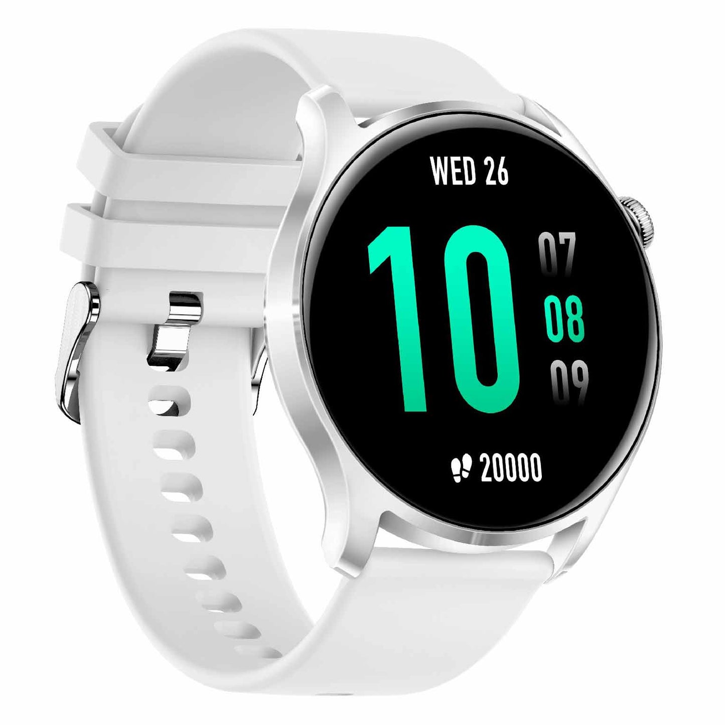 KC08 1.28 Inch IPS Screen Full Touch Multifunctional Smart Watch IP67 Waterproof Lightweight Sports Watch with Heart Rate/Blood Pressure/Blood Oxygen Monitoring