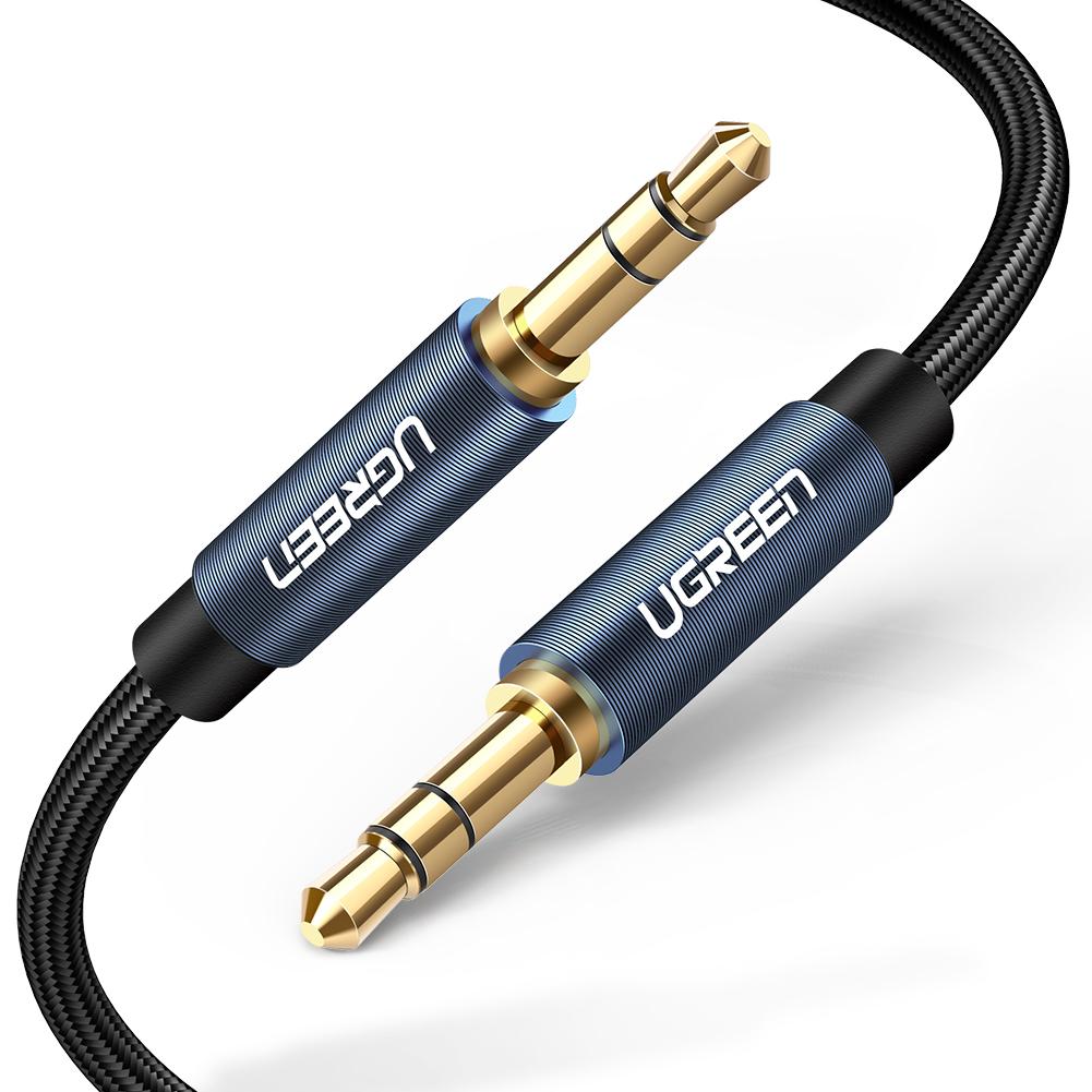 UGREEN 10686 1.5 Meters 3.5mm Male to Male Stereo Audio Cable for Smartphone/MP3 Player/Tablet/Car Player