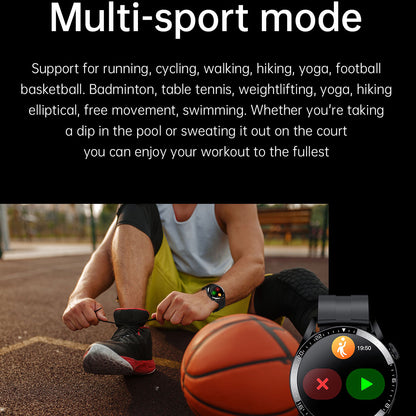 i39 IP67 Waterproof 1.28 inch Smart Watch Support Multi-sport Mode Bluetooth Call Heart Rate Monitor Music Control, Silicone Strap