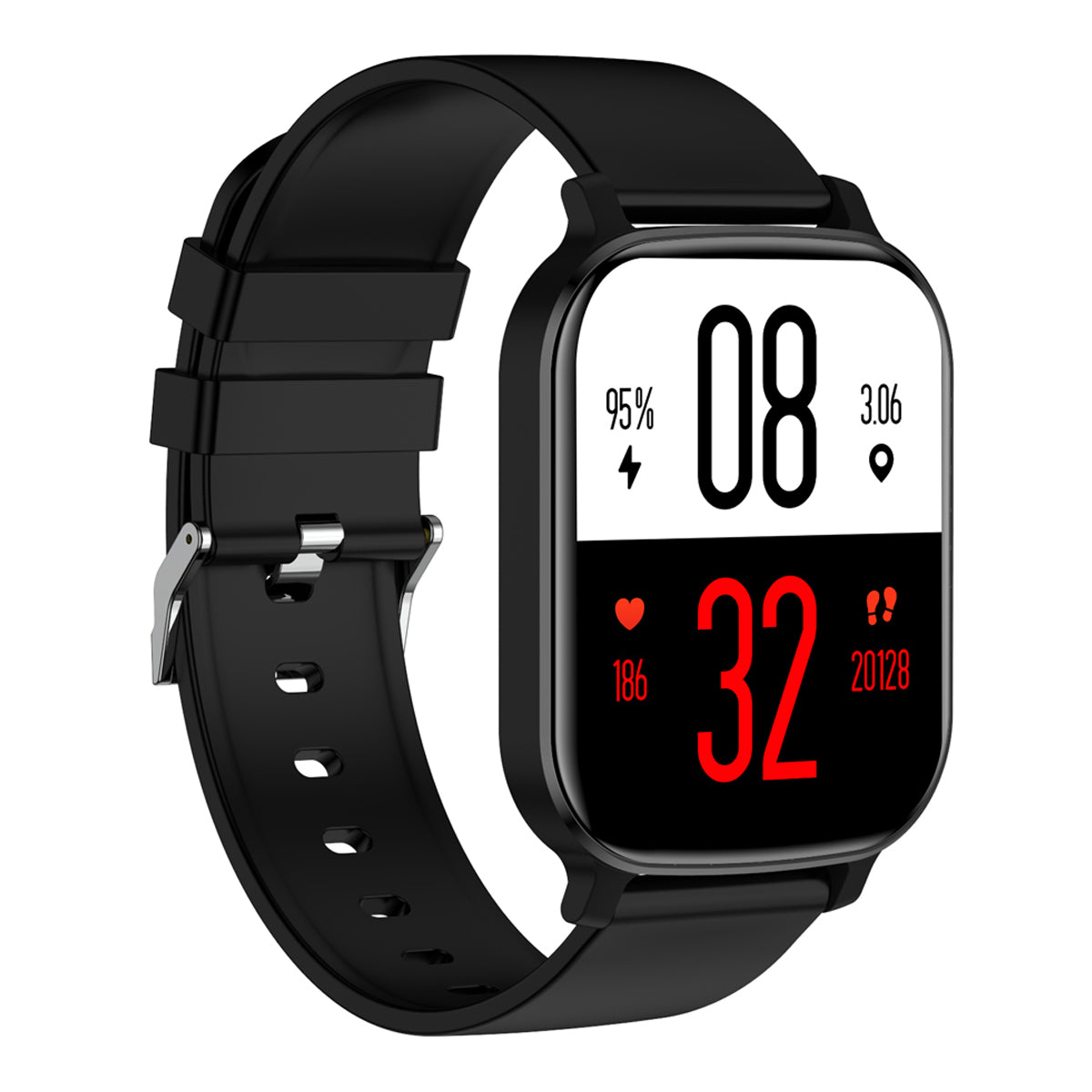 ST20 1.69 Inch Bluetooth Call Smart Watch Health Monitoring Sports Bracelet Built-in Puzzle Games